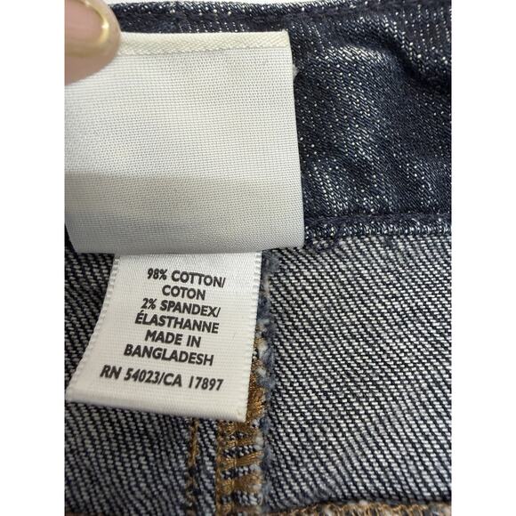 Old Navy Womens Juniors Skirt Size 1 Real Waist Stretch Denim Jean Skirt Y2K - Picture 4 of 9